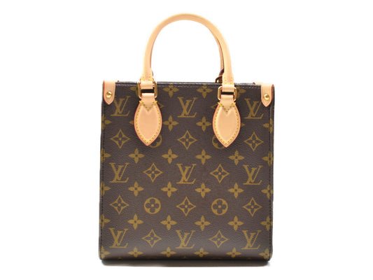 Louis Vuitton Sac Plat BB Monogram Coated Canvas Shoulder Bag