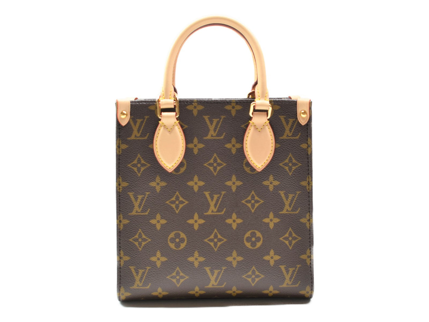 Louis Vuitton Sac Plat BB Monogram Coated Canvas Shoulder Bag