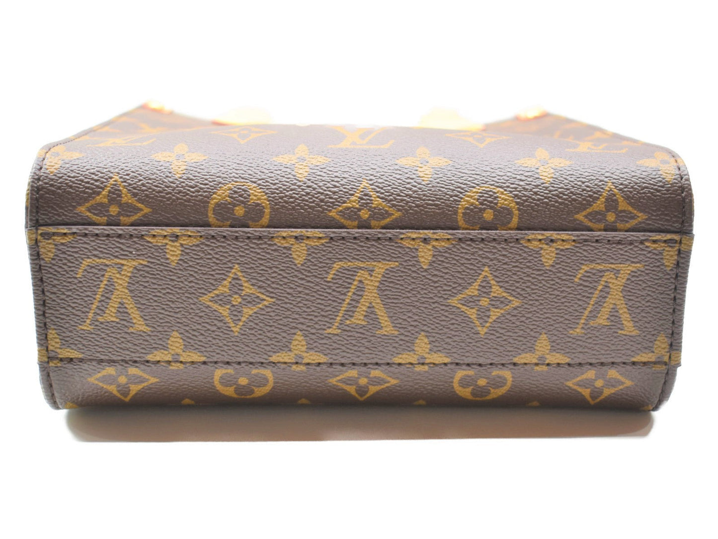 Louis Vuitton Sac Plat BB Monogram Coated Canvas Shoulder Bag