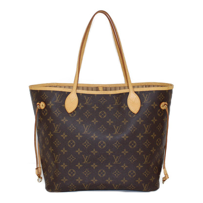 Louis Vuitton Neverfull MM Monogram Brown Tote Bag