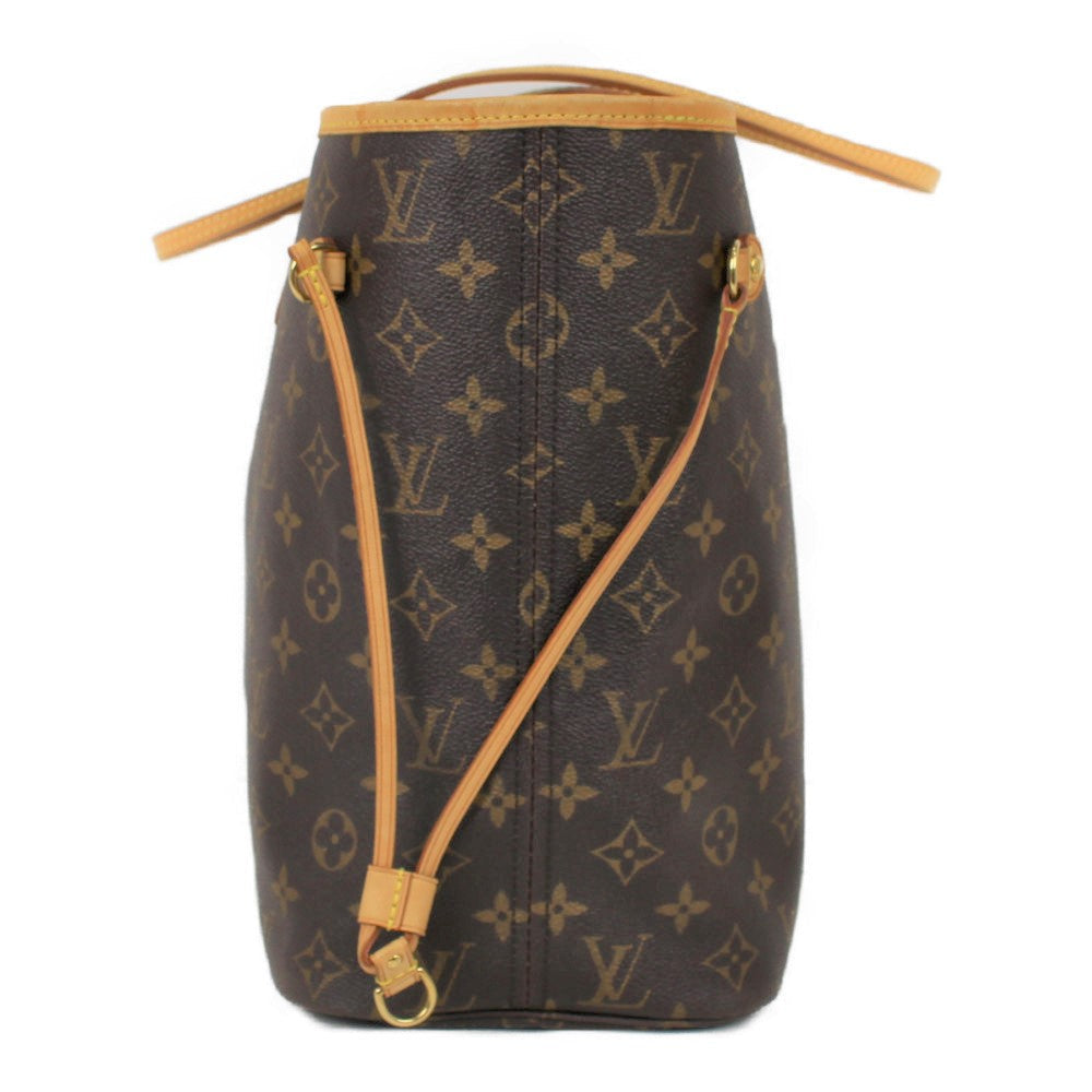 Louis Vuitton Neverfull MM Monogram Brown Tote Bag
