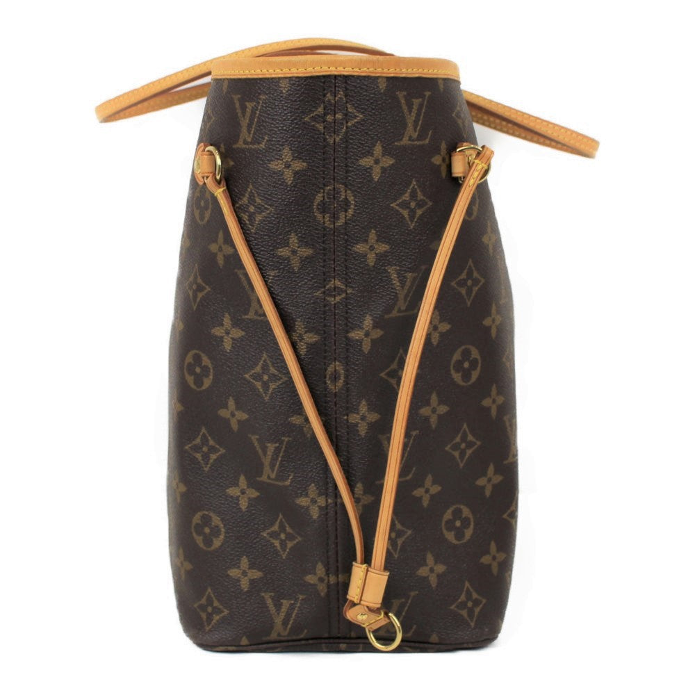 Louis Vuitton Neverfull MM Monogram Brown Tote Bag