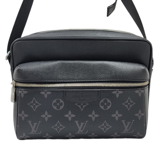 Louis Vuitton Taigarama Outdoor Messenger PM Leather Canvas  Shoulder Bag