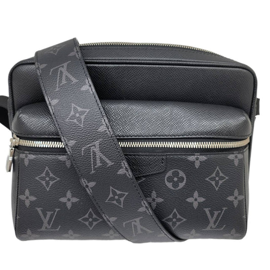 Louis Vuitton Taigarama Outdoor Messenger PM Leather Canvas  Shoulder Bag