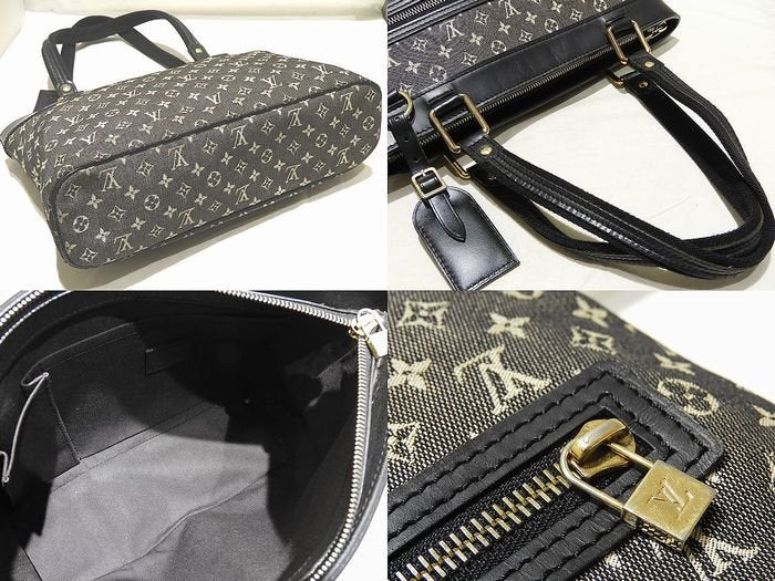 Louis Vuitton Lucile Monogram Mini Canvas Leather Handbag