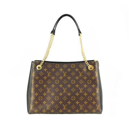 Louis Vuitton Monogram Surene MM Noir Chain Shoulder Bag