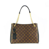 Louis Vuitton Monogram Surene MM Noir Chain Shoulder Bag
