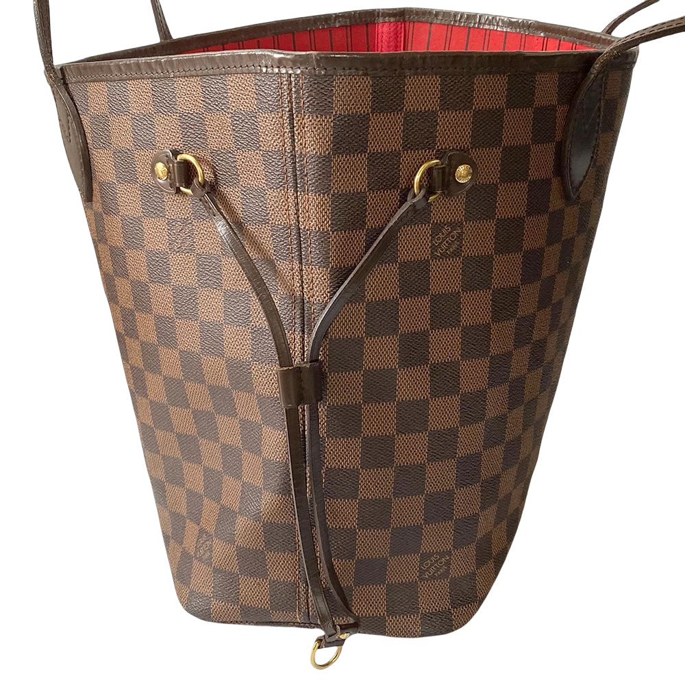 Louis Vuitton Damier Ebene Neverfull MM Tote Bag