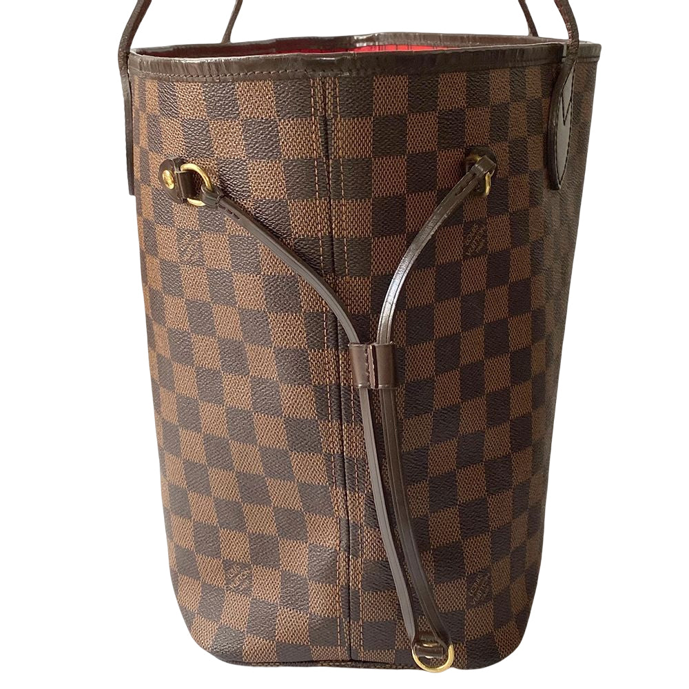 Louis Vuitton Damier Ebene Neverfull MM Tote Bag