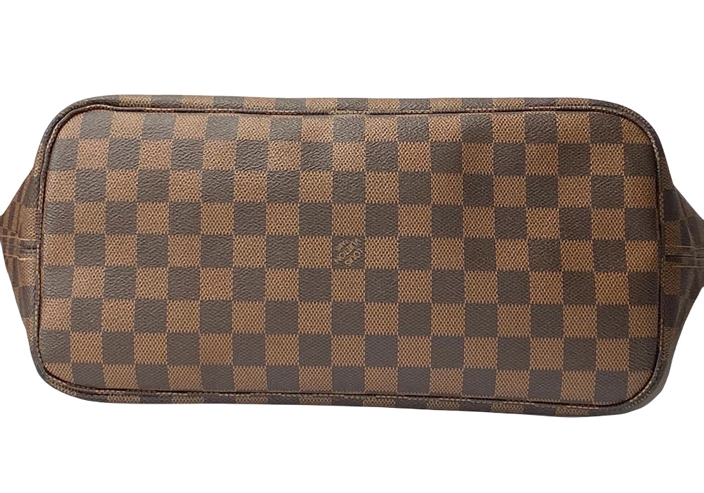 Louis Vuitton Damier Ebene Neverfull MM Tote Bag