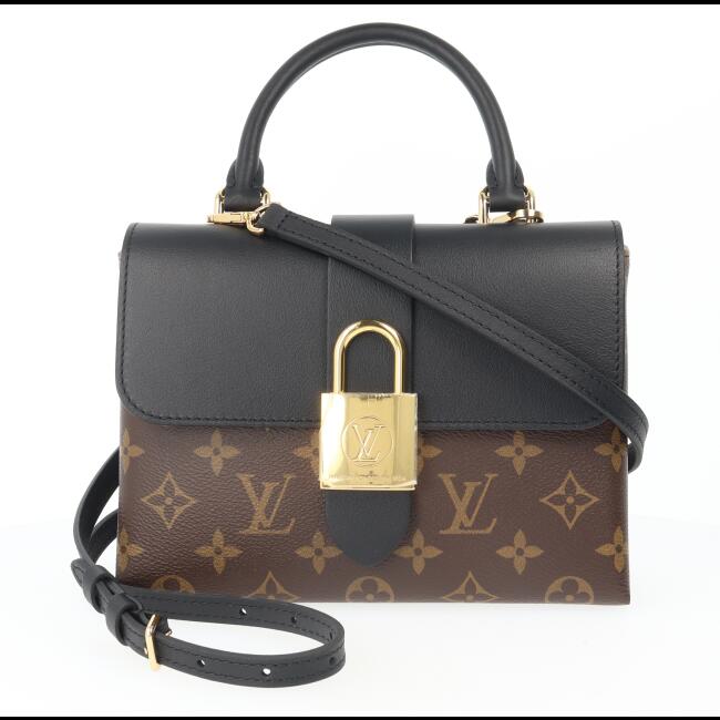 Louis Vuitton Monogram Locky BB Shoulder Bag Black