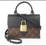 Louis Vuitton Monogram Locky BB Shoulder Bag Black