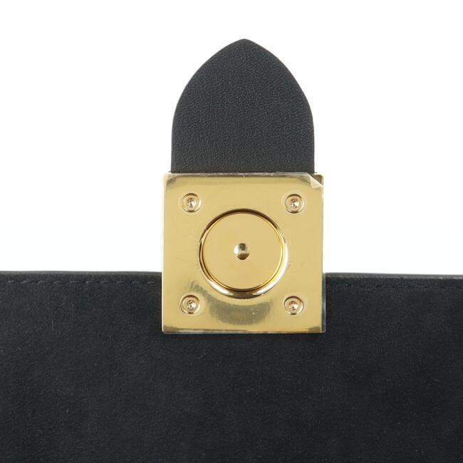 Louis Vuitton Monogram Locky BB Shoulder Bag Black