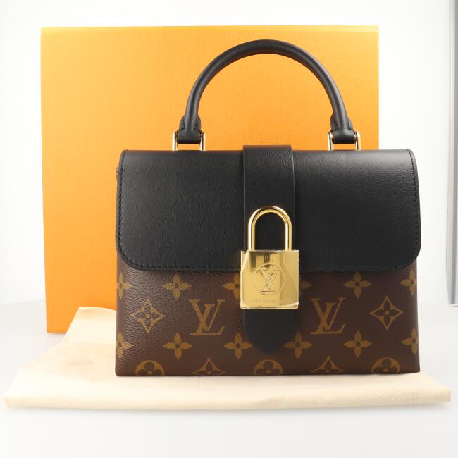 Louis Vuitton Monogram Locky BB Shoulder Bag Black