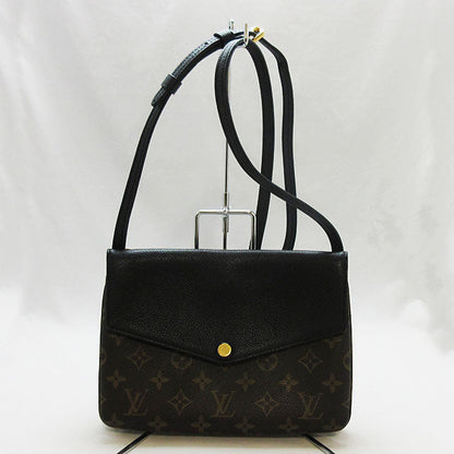 Louis Vuitton Monogram Twice Shoulder Bag Grained Leather