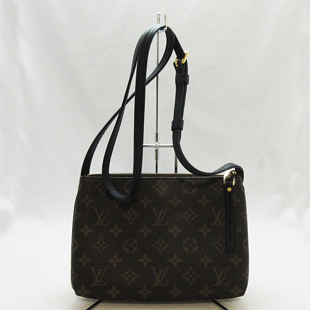 Louis Vuitton Monogram Twice Shoulder Bag Grained Leather