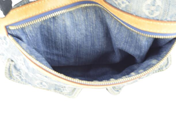 Louis Vuitton Monogram Denim Baggy GM Shoulder Bag