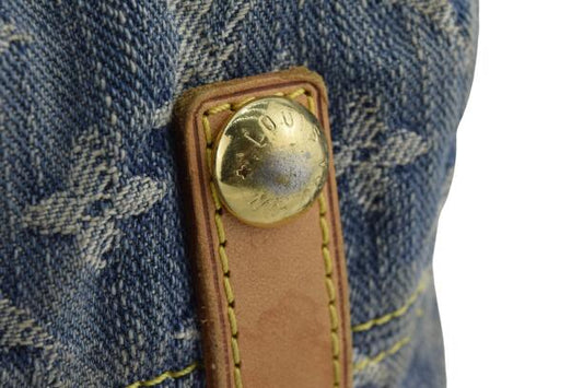 Louis Vuitton Monogram Denim Baggy GM Shoulder Bag