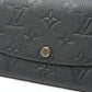 Louis Vuitton Portefeuil Emily Monogram Emplant Wallet