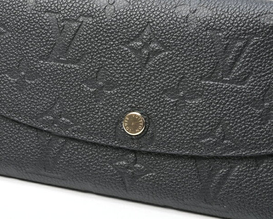 Louis Vuitton Portefeuil Emily Monogram Emplant Wallet