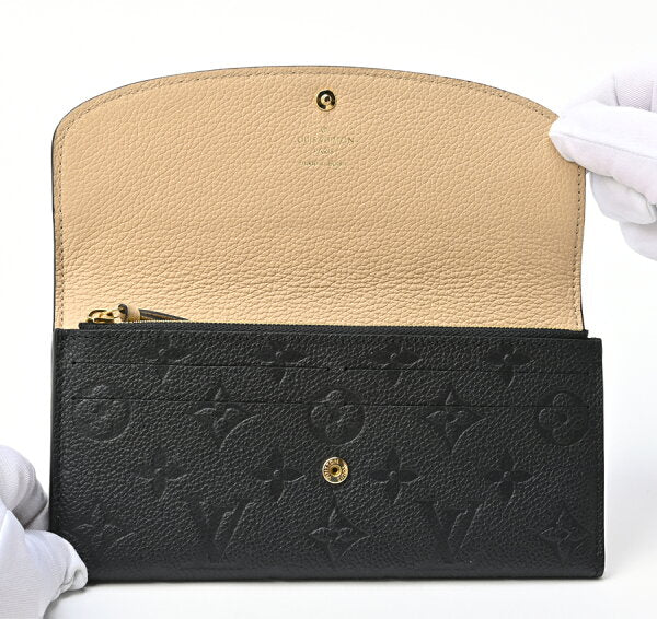 Louis Vuitton Portefeuil Emily Monogram Emplant Wallet