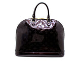 Louis Vuitton Alma GM Verni Amaranto Handbag