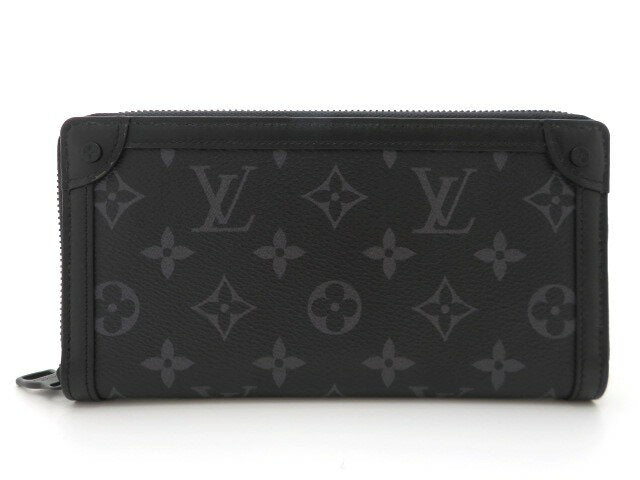 Louis Vuitton Trunk Zippy Monogram Eclipse Long Wallet