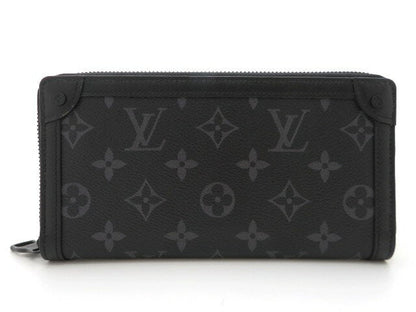 Louis Vuitton Trunk Zippy Monogram Eclipse Long Wallet