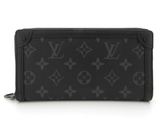 Louis Vuitton Trunk Zippy Monogram Eclipse Long Wallet