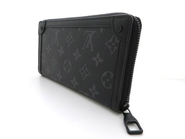 Louis Vuitton Trunk Zippy Monogram Eclipse Long Wallet
