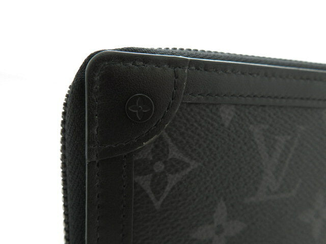 Louis Vuitton Trunk Zippy Monogram Eclipse Long Wallet
