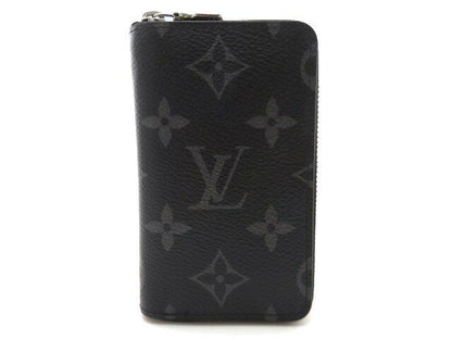 Louis Vuitton Zippy Coin Purse Vertical Monogram Eclipse