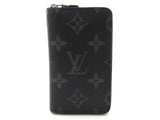 Louis Vuitton Zippy Coin Purse Vertical Monogram Eclipse