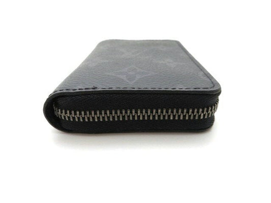 Louis Vuitton Zippy Coin Purse Vertical Monogram Eclipse