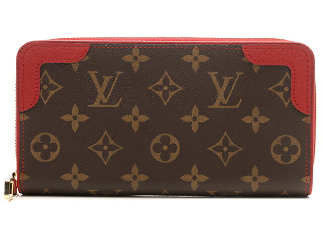 Louis Vuitton Monogram Leather Retiro Round Zipper Long Wallet