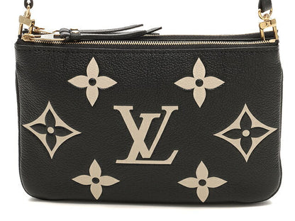 Louis Vuitton Pochette Double Zip Bicolor Monogram Enplan Wallet