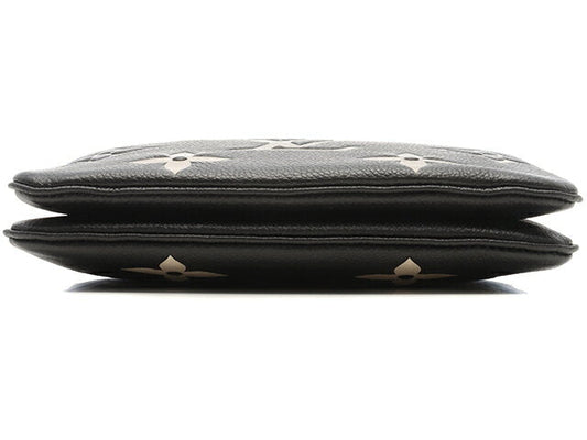 Louis Vuitton Pochette Double Zip Bicolor Monogram Enplan Wallet