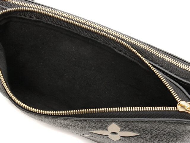 Louis Vuitton Pochette Double Zip Bicolor Monogram Enplan Wallet