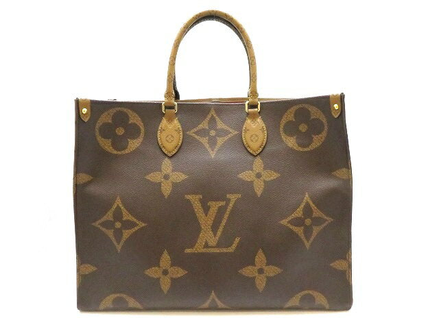 Louis Vuitton On The Go GM Monogram Giant Reverse Handbag