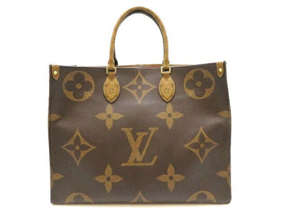 Louis Vuitton On The Go GM Monogram Giant Reverse Handbag