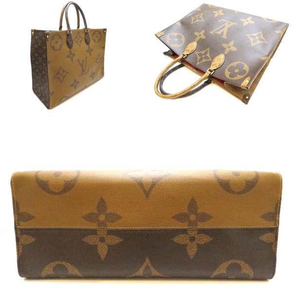 Louis Vuitton On The Go GM Monogram Giant Reverse Handbag