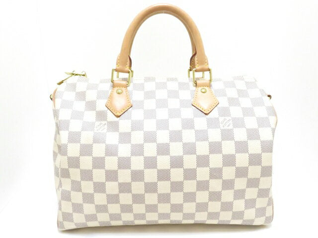 Louis Vuitton Speedy Bandouliere Damier Azur Handbag