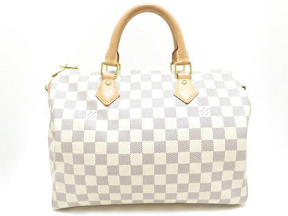 Louis Vuitton Speedy Bandouliere Damier Azur Handbag