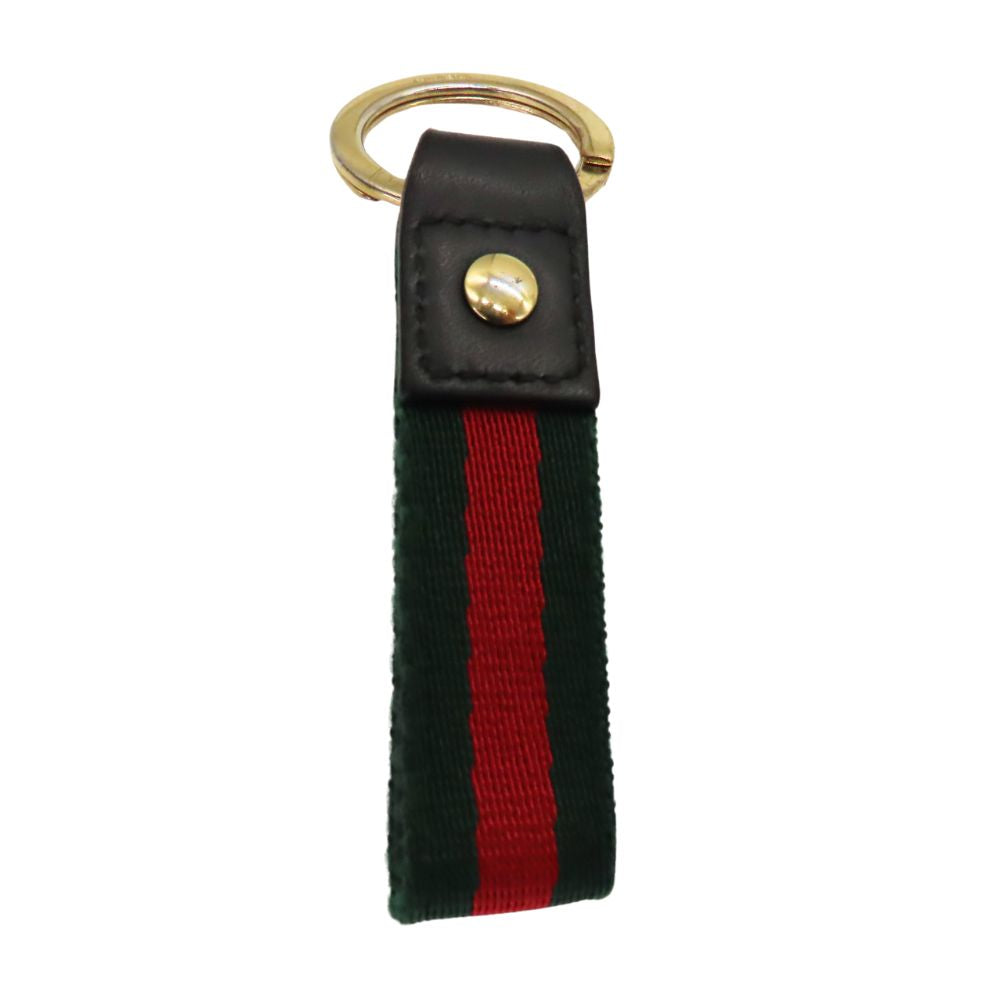 Gucci GG Pearl Shearling Line Keyring
