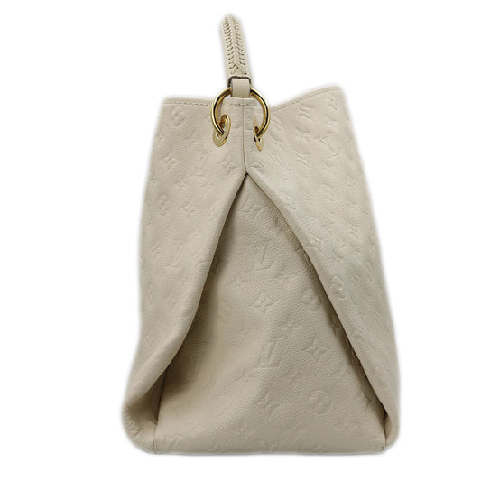 Louis Vuitton Artsy MM Monogram Empreinte Neige Tote Bag
