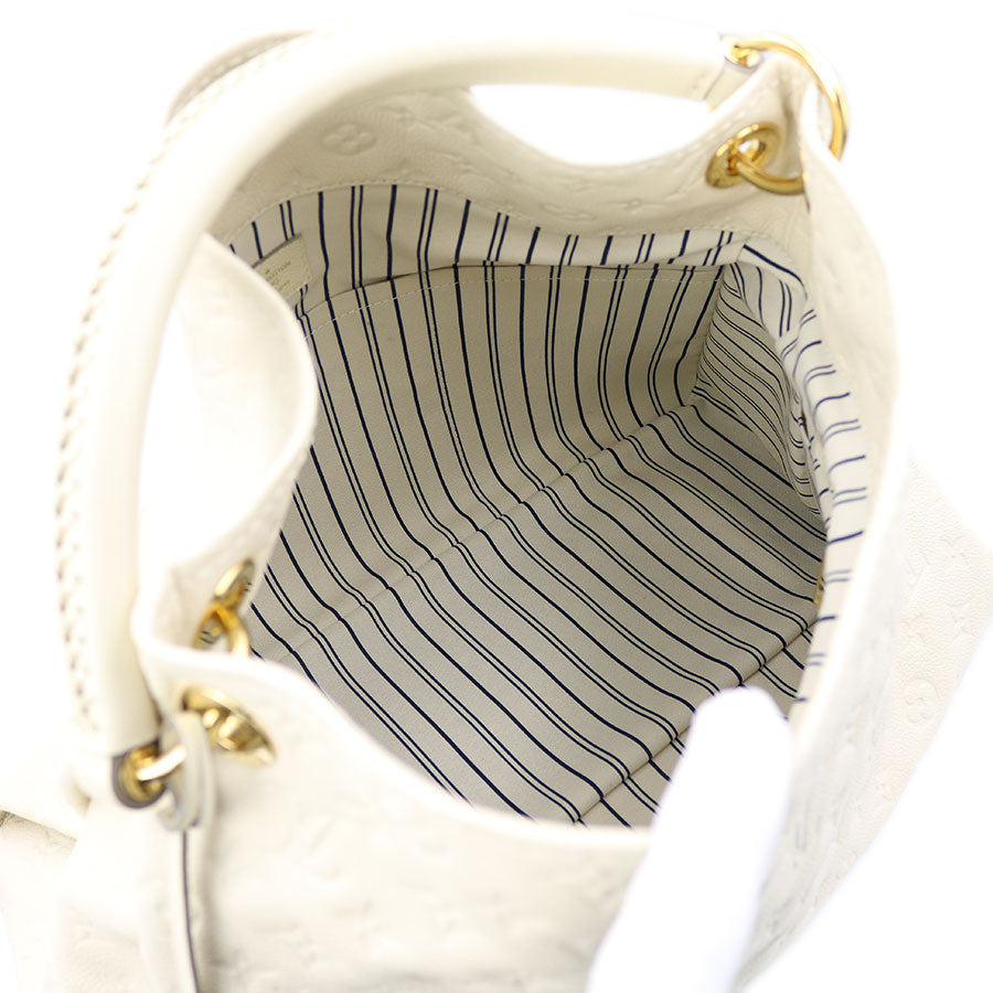 Louis Vuitton Artsy MM Monogram Empreinte Neige Tote Bag