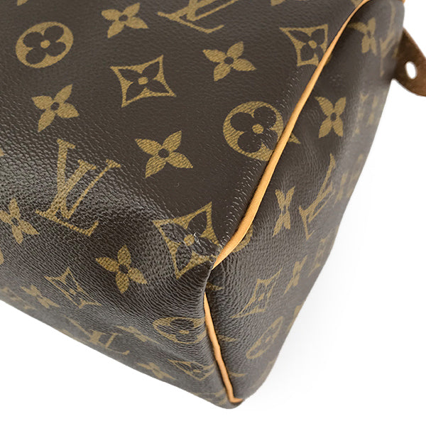 Louis Vuitton Speedy Monogram Mini Boston Canvas Handbag Bag