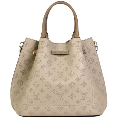 Louis Vuitton Girolatta Mahina Leather Shoulder Bag Pink
