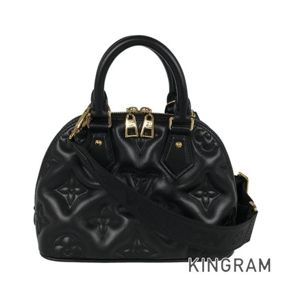 LOUIS VUITTON Bubble Gram Alma Soft BB 2WAYShoulder Handbag
