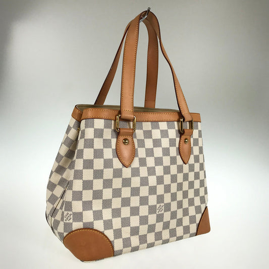 LOUIS VUITTON Damier Azur Hampstead MM N51206 Tote bag